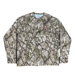 Badlands Shirt Men L Camo Algus Crew Base Layer Hunting Performance Long Sleeve